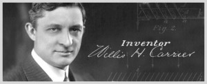 Willis Carrier inventor of the air conditioner
